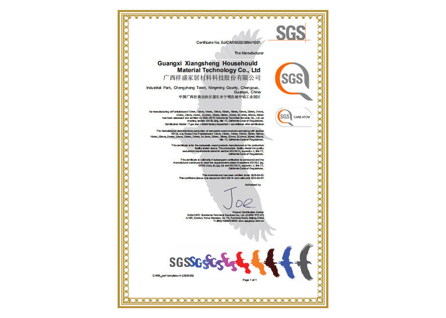 (SGS)Product-Cert_CARB_Issue-2